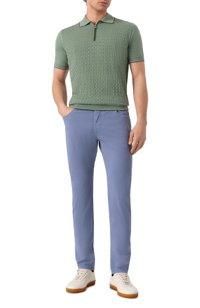 Хлопковое поло STEFANO RICCI, арт. K212032P31/F25297, фото 2