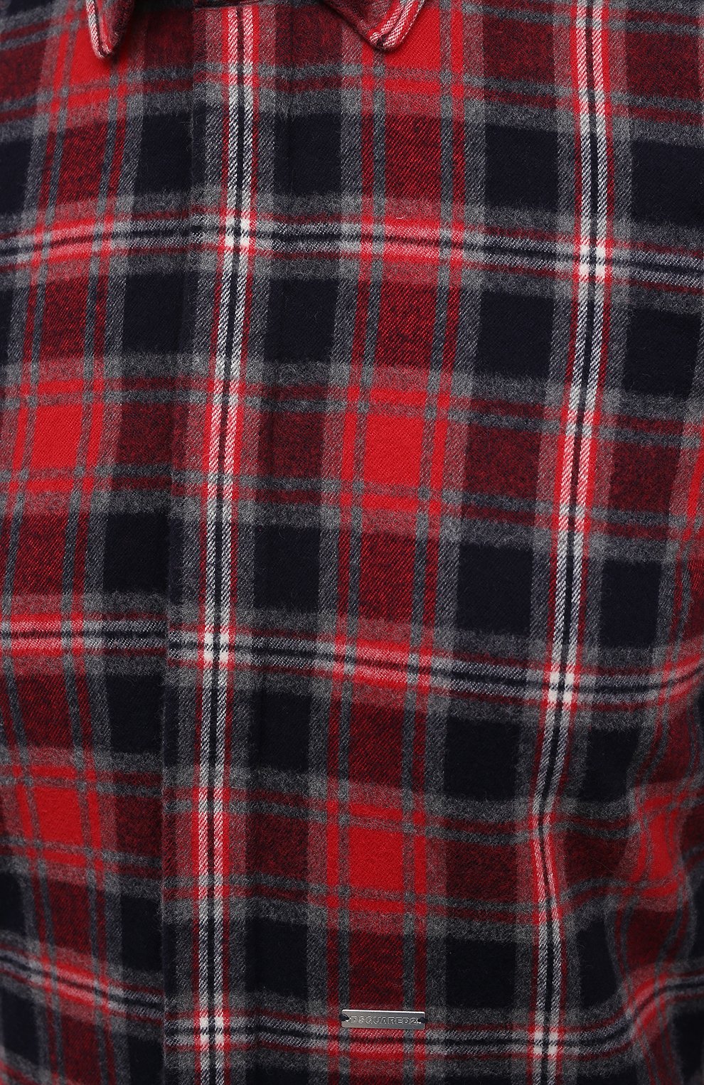 Хлопковая рубашка DSQUARED2 разноцветного цвета по цене 58400 руб., арт. S72DL0655/S53167, фото 5 Хлопковая рубашка DSQUARED2, арт. S72DL0655/S53167, фото 5