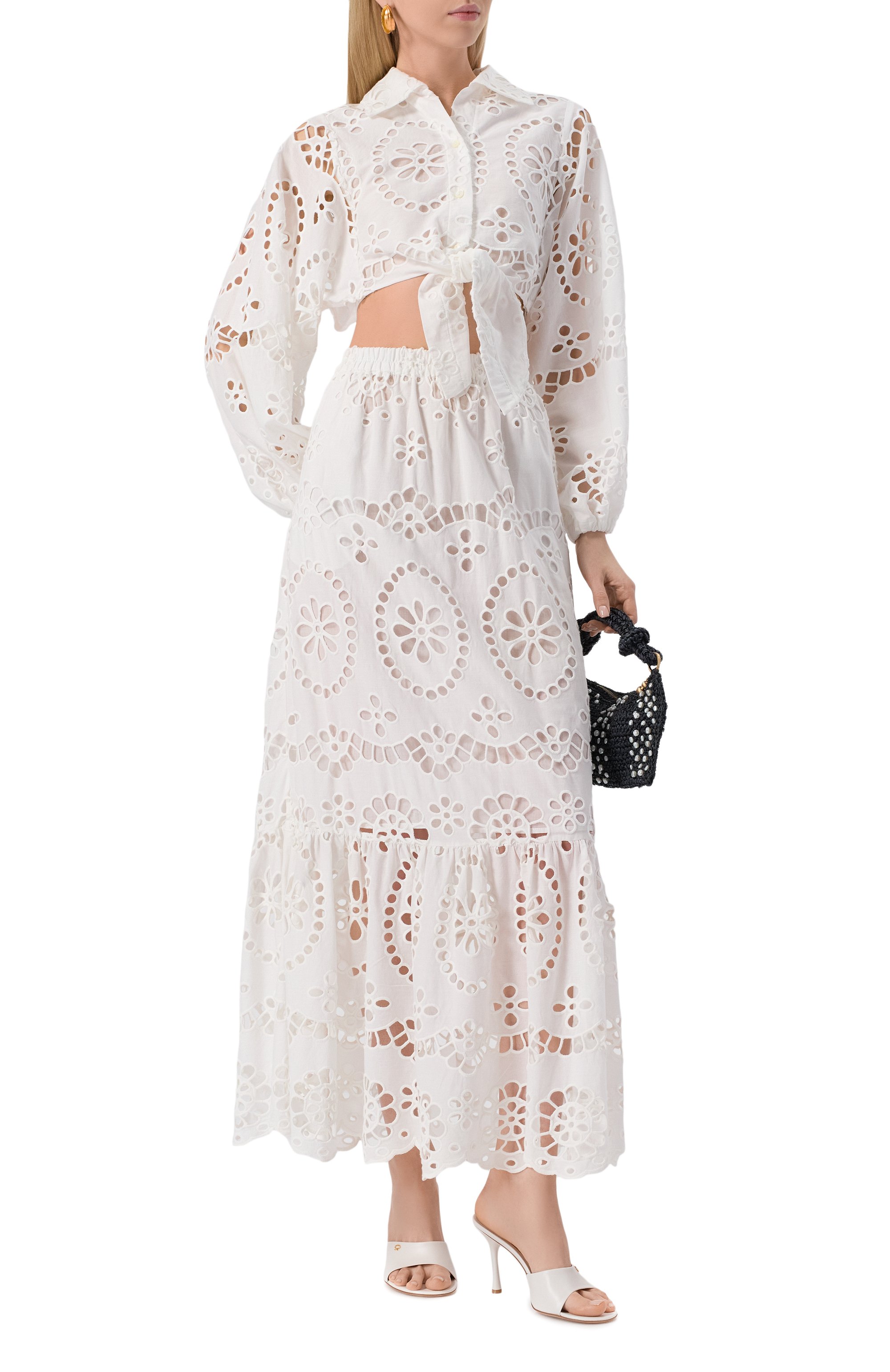 Хлопковая юбка MC2 SAINT BARTH, арт. STBW JENNY/05727H, фото 2