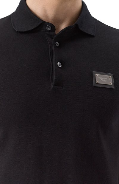 Хлопковое поло DOLCE & GABBANA, арт. G8PL4T/G7F2H, фото 5