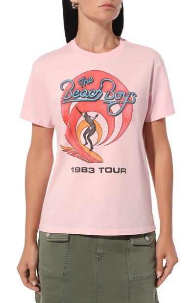 Хлопковая футболка MC2 SAINT BARTH розового цвета по цене 8380 руб., арт. EMILIE/STBW/05792F, фото 3 Хлопковая футболка MC2 SAINT BARTH, арт. EMILIE/STBW/05792F, фото 3