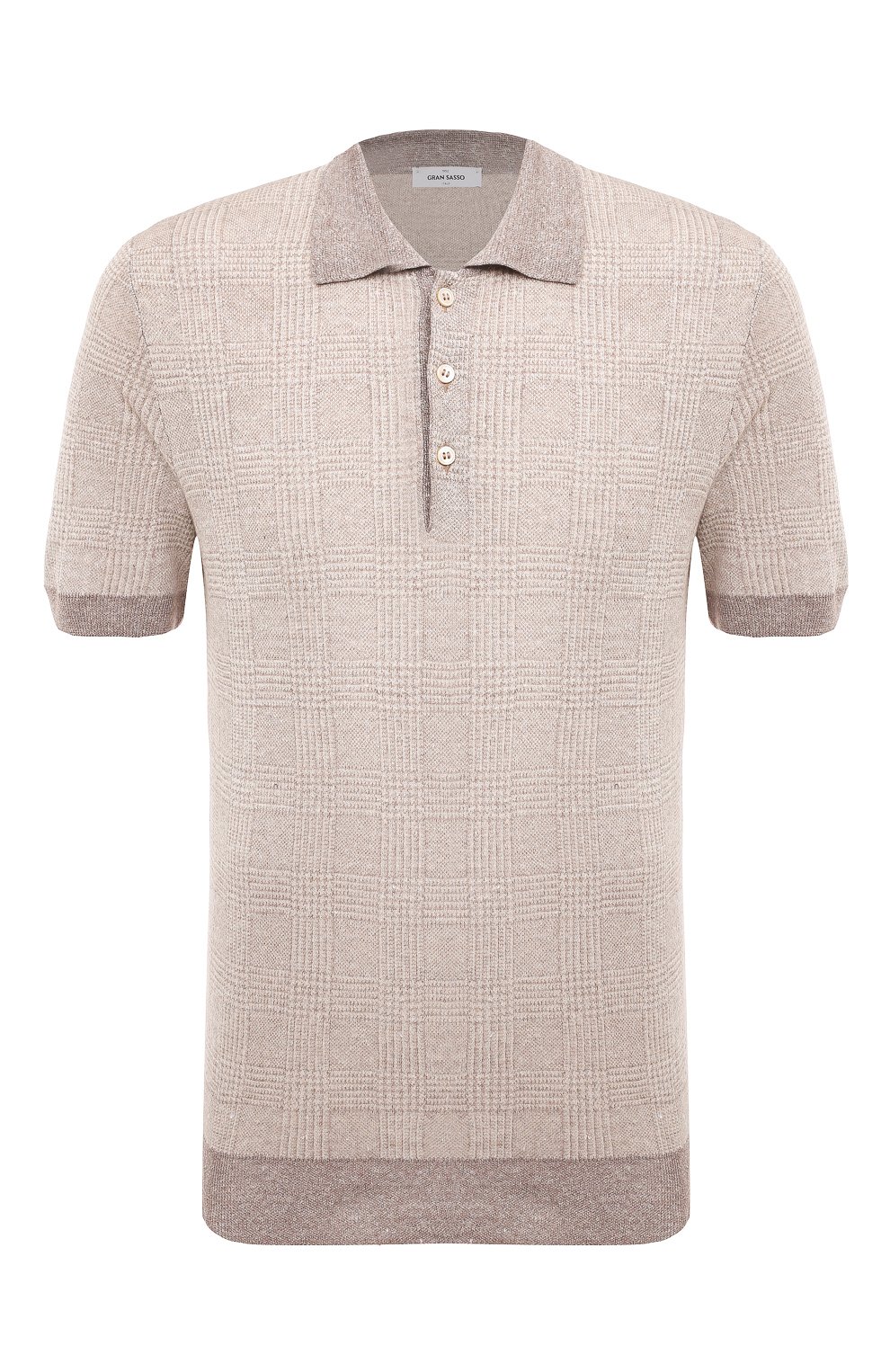 Поло изо льна и хлопка GRAN SASSO, арт. 57118/18644, фото 1