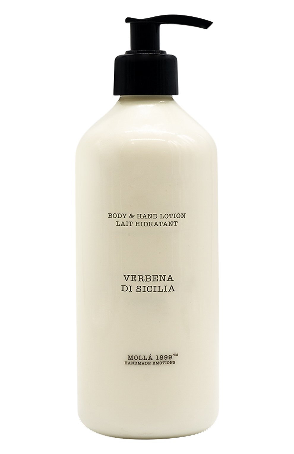 Лосьон для тела и рук verbena di sicilia (500ml) CERERIA MOLLA 1899 бесцветного цвета по цене 2600 руб., арт. 8424405009109, фото 1 Лосьон для тела и рук verbena di sicilia (500ml) CERERIA MOLLA 1899, арт. 8424405009109, фото 1