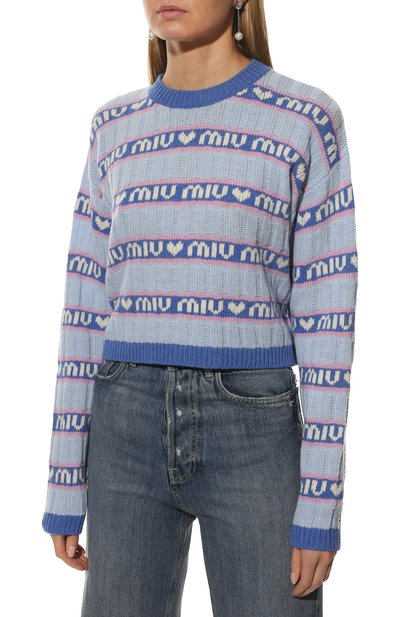 Шерстяной свитер MIU MIU, арт. MML427-1RR1-F0013, фото 3