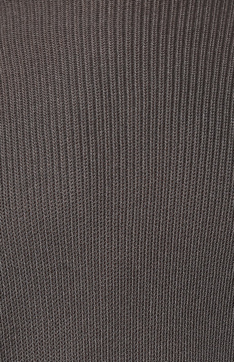 Женский пуловер из вискозы GIORGIO ARMANI серого цвета, арт. 3DAM10/AM33Z | Фото 5 (Материал внешний: Вискоза; Длина (для топов): Стандартные; Рукава: 3/4; Женское Кросс-КТ: Пуловер-одежда; Стили: Минимализм)
