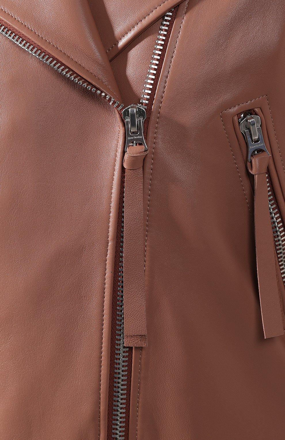 Кожаная куртка с поясом ACNE STUDIOS, арт. A70004, фото 5