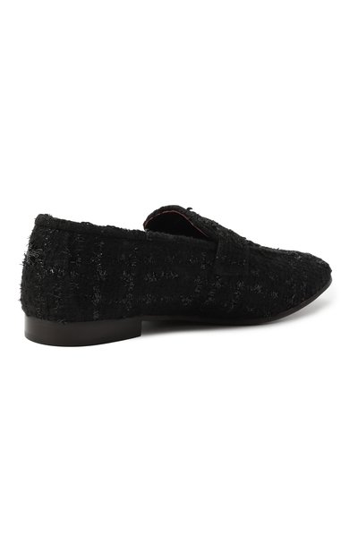 Текстильные пенни-лоферы BOUGEOTTE, арт. FLS-TEAD0L-BLA, фото 5