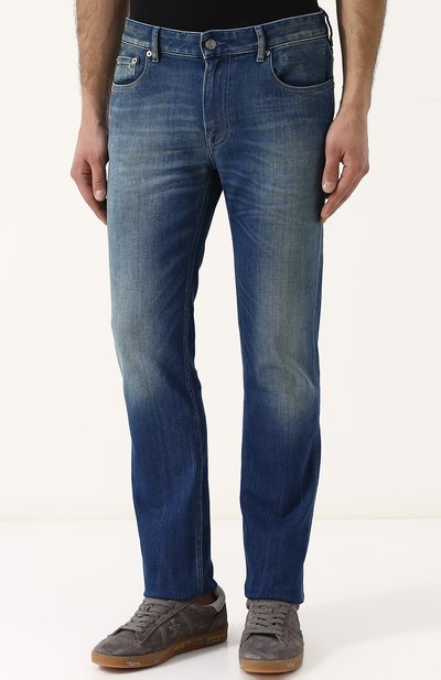 Джинсы прямого кроя с потертостями STONE ISLAND, арт. 6815J2ZN4, фото 3