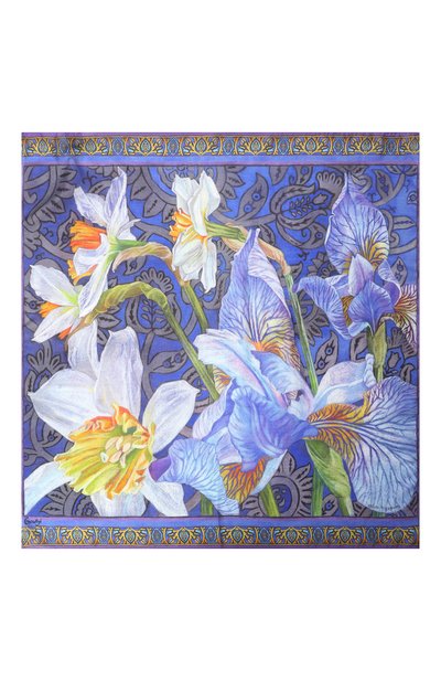 Шелковый платок ирисы GOURJI, арт. 91135137/4481172, фото 4
