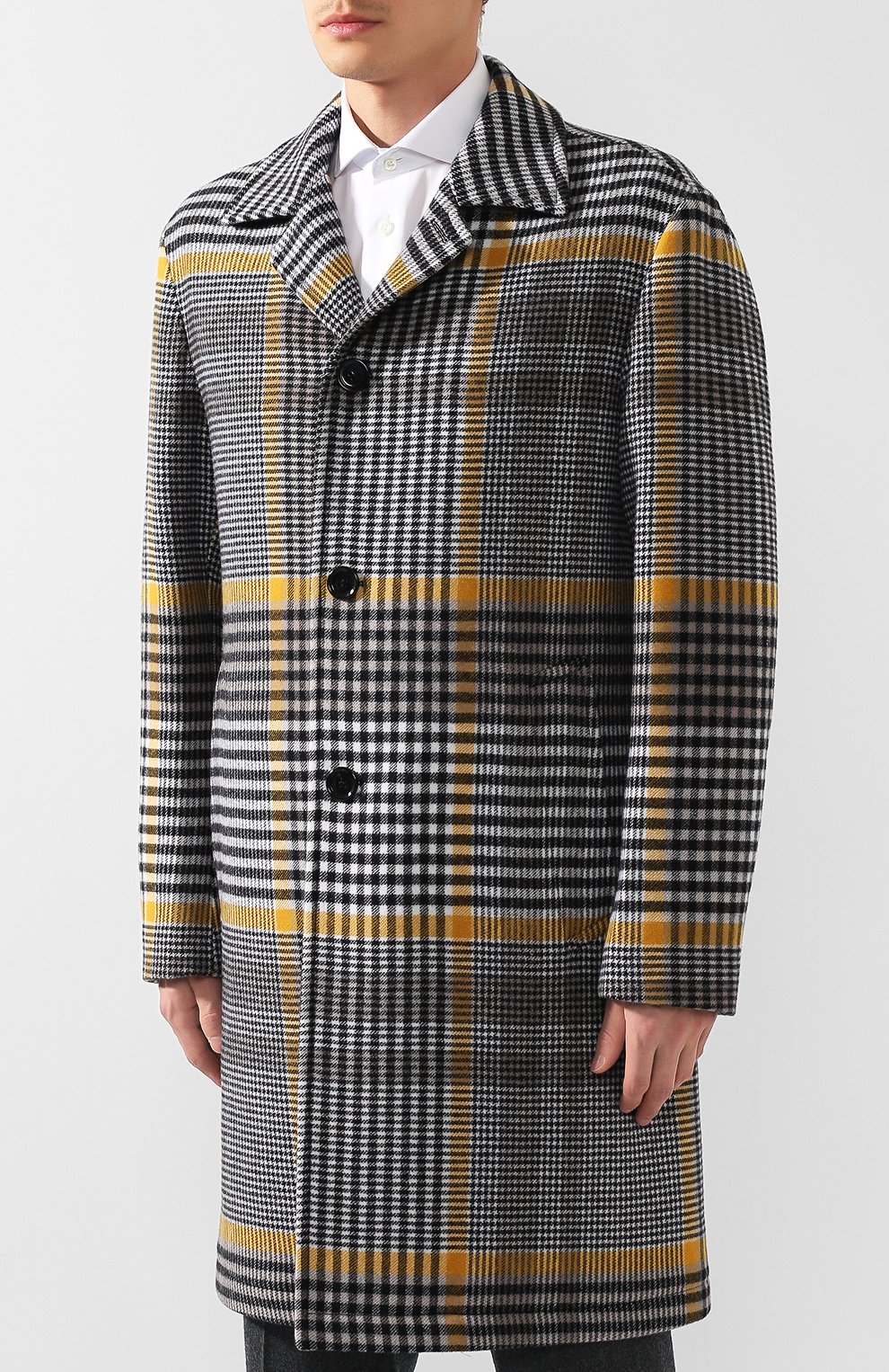 Шерстяное пальто BOSS, арт. 50418022, фото 3