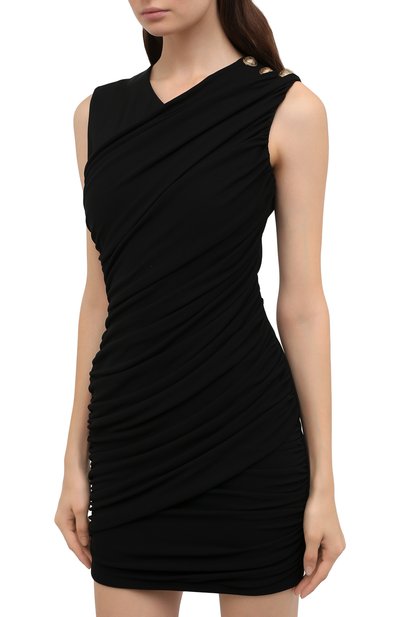 Платье из вискозы BALMAIN, арт. UF06118/J017, фото 3