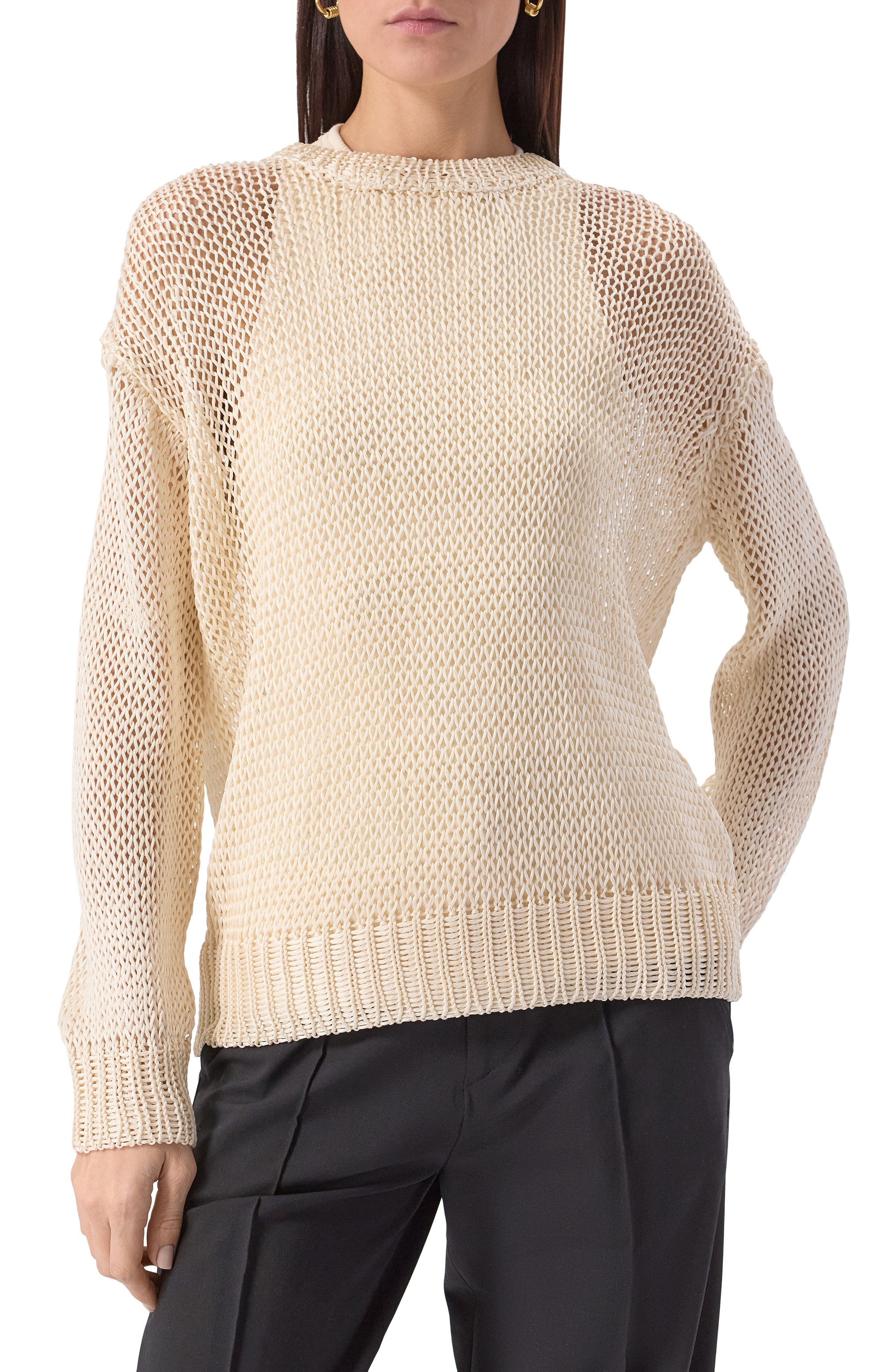 Шелковый пуловер JIL SANDER, арт. J02GP0209/J16135, фото 3