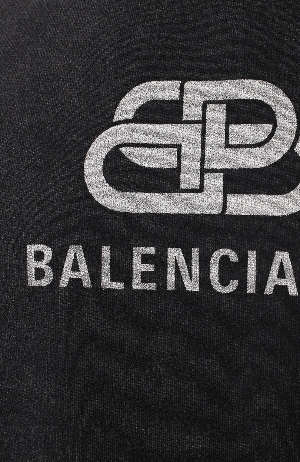 Хлопковое худи BALENCIAGA темно-серого цвета по цене 79950 руб., арт. 570811/TGV74, фото 5 Хлопковое худи BALENCIAGA, арт. 570811/TGV74, фото 5