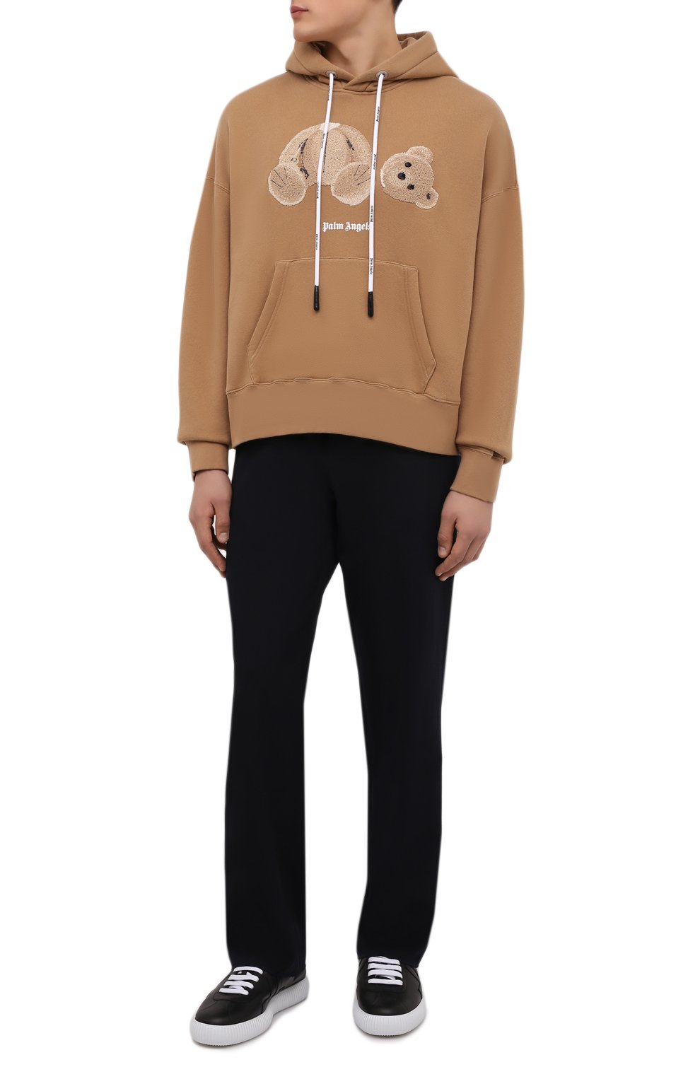 Хлопковое худи PALM ANGELS, арт. PMBB058F21FLE0076160, фото 2