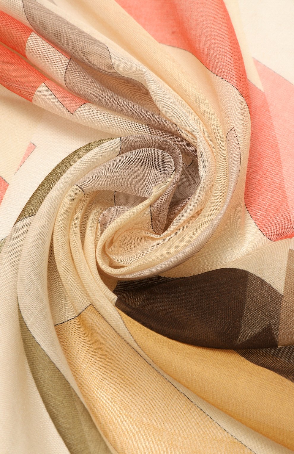 Палантин COCCINELLE бежевого цвета по цене 14500 руб., арт. E7QCV350102, фото 4 Палантин COCCINELLE, арт. E7QCV350102, фото 4