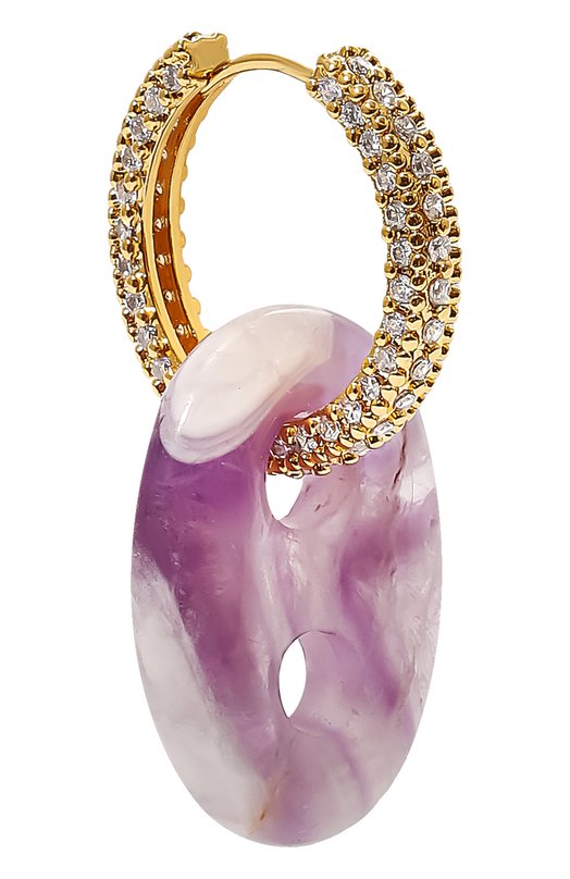 Моносерьга Crystal Haze Сиреневый, фото 3