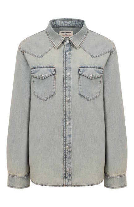 Женская джинсовая рубашка ZADIG AND VOLTAIRE, арт. WWSH02275