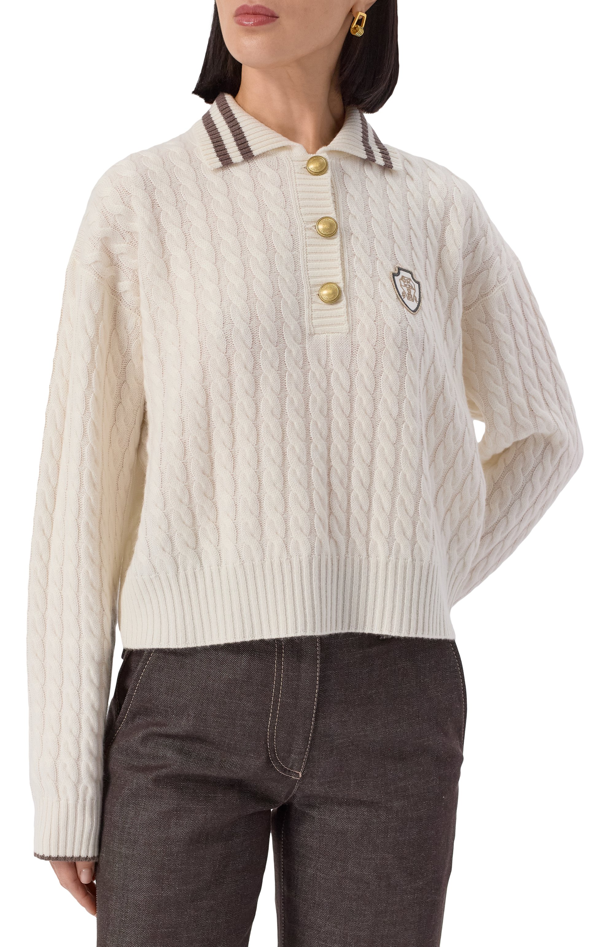 Кашемировое поло BRUNELLO CUCINELLI, арт. M12731505, фото 3