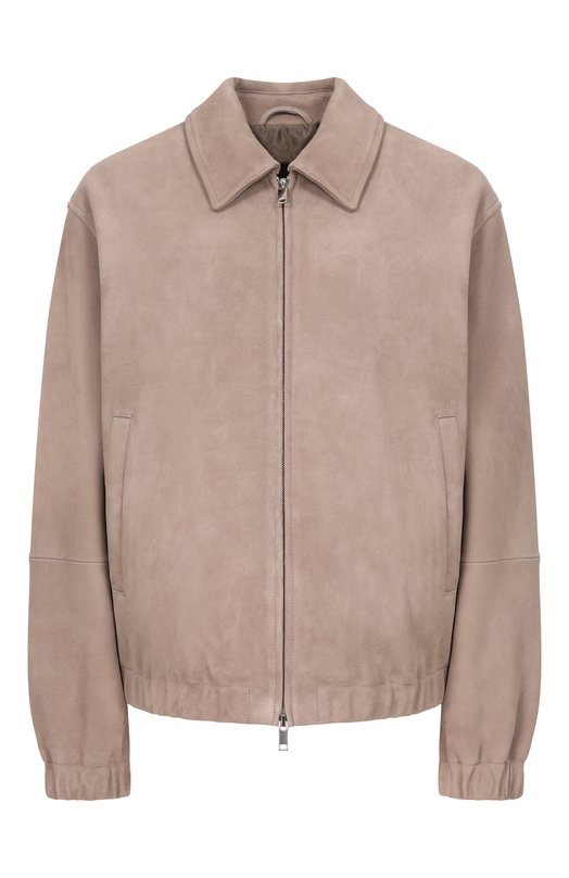 Замшевый бомбер 12 STOREEZ 136637 Серый 136637