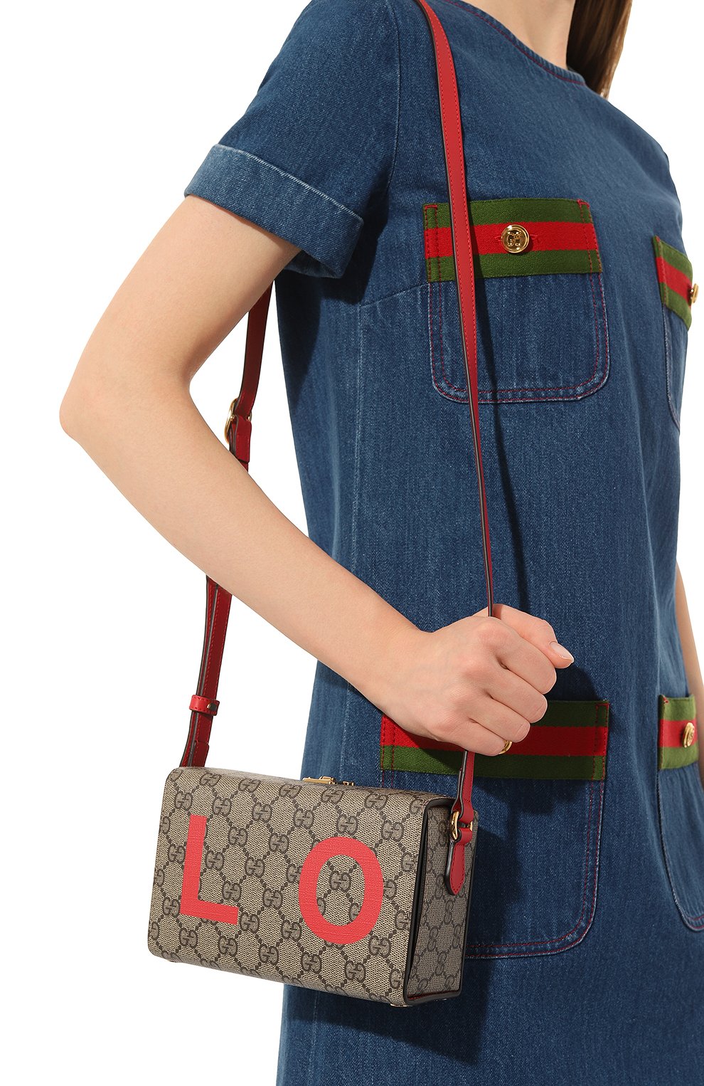 Сумка gg supreme mini GUCCI бежевого цвета по цене 187200 руб., арт. 677610 UKEAV, фото 2 Сумка gg supreme mini GUCCI, арт. 677610 UKEAV, фото 2