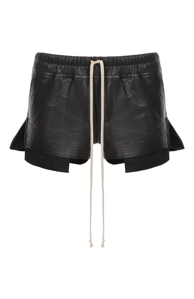 Женские кожаные шорты RICK OWENS, арт. RP02F5316/LBY
