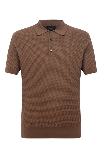 Поло из хлопка и шелка BRIONI, арт. UMR200/P1K02, фото 1