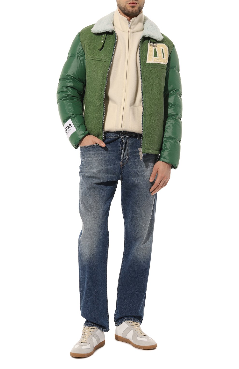 Комбинированная дубленка DRM, арт. DRM5075/D2138, фото 2