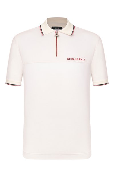 Мужское поло из шелка и льна STEFANO RICCI, арт. K919053P31/T25102