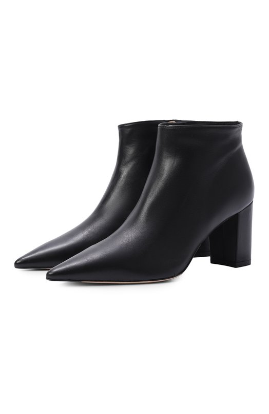 

Кожаные ботильоны Stuart Weitzman, Чёрный