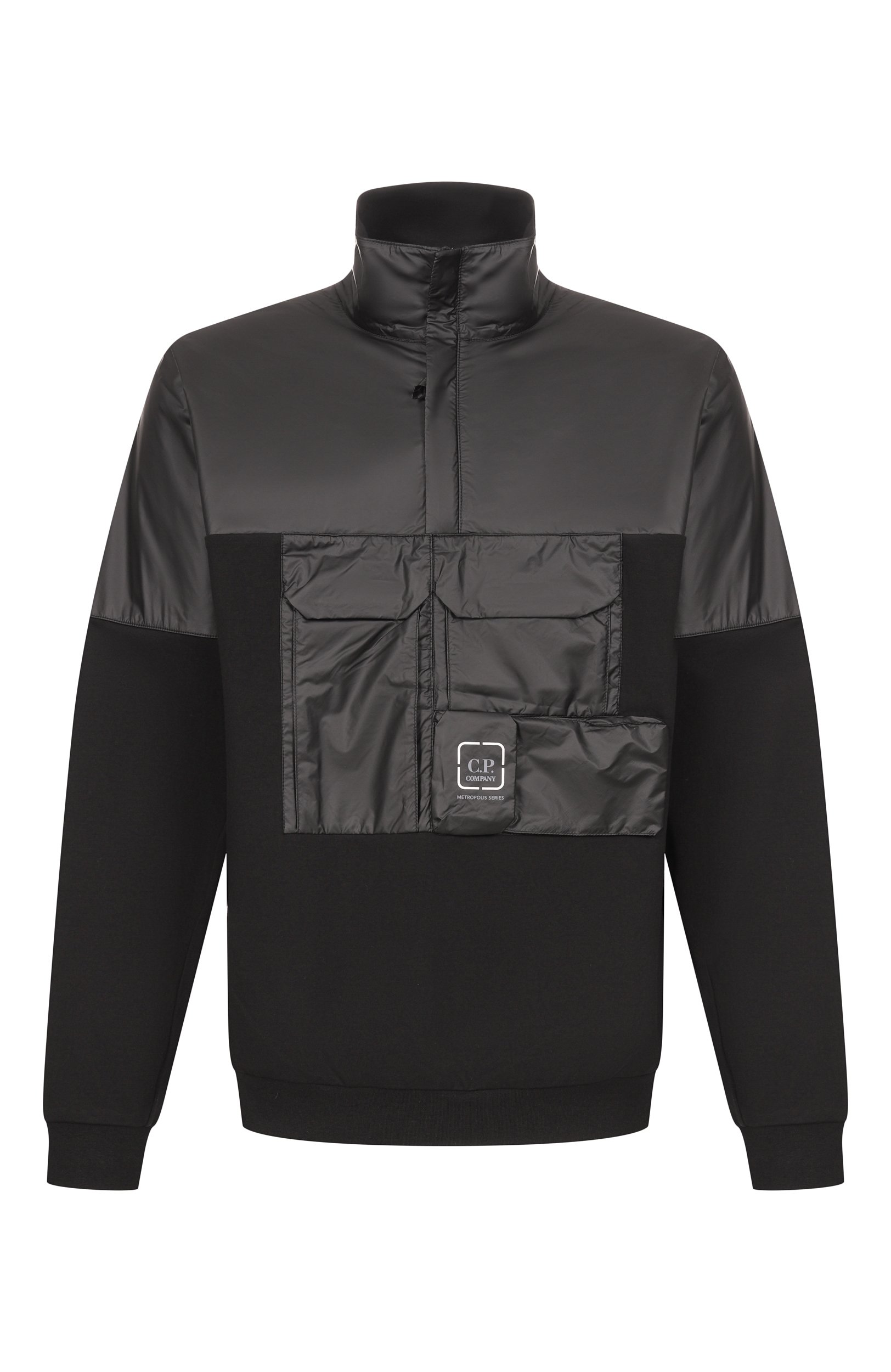 Хлопковый анорак C.P. COMPANY черного цвета по цене 49400 руб., арт. 21CLSS035A/006452M, фото 1 Хлопковый анорак C.P. COMPANY, арт. 21CLSS035A/006452M, фото 1