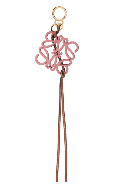 Кожаный брелок anagram LOEWE светло-розового цвета по цене 36150 руб., арт. 111.10.121, фото 2 Кожаный брелок anagram LOEWE, арт. 111.10.121, фото 2