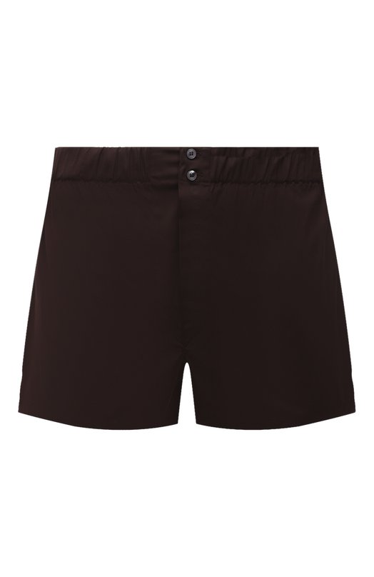 Хлопковые боксеры Brioni N1B10L/08010 Коричневый N1B10L/08010