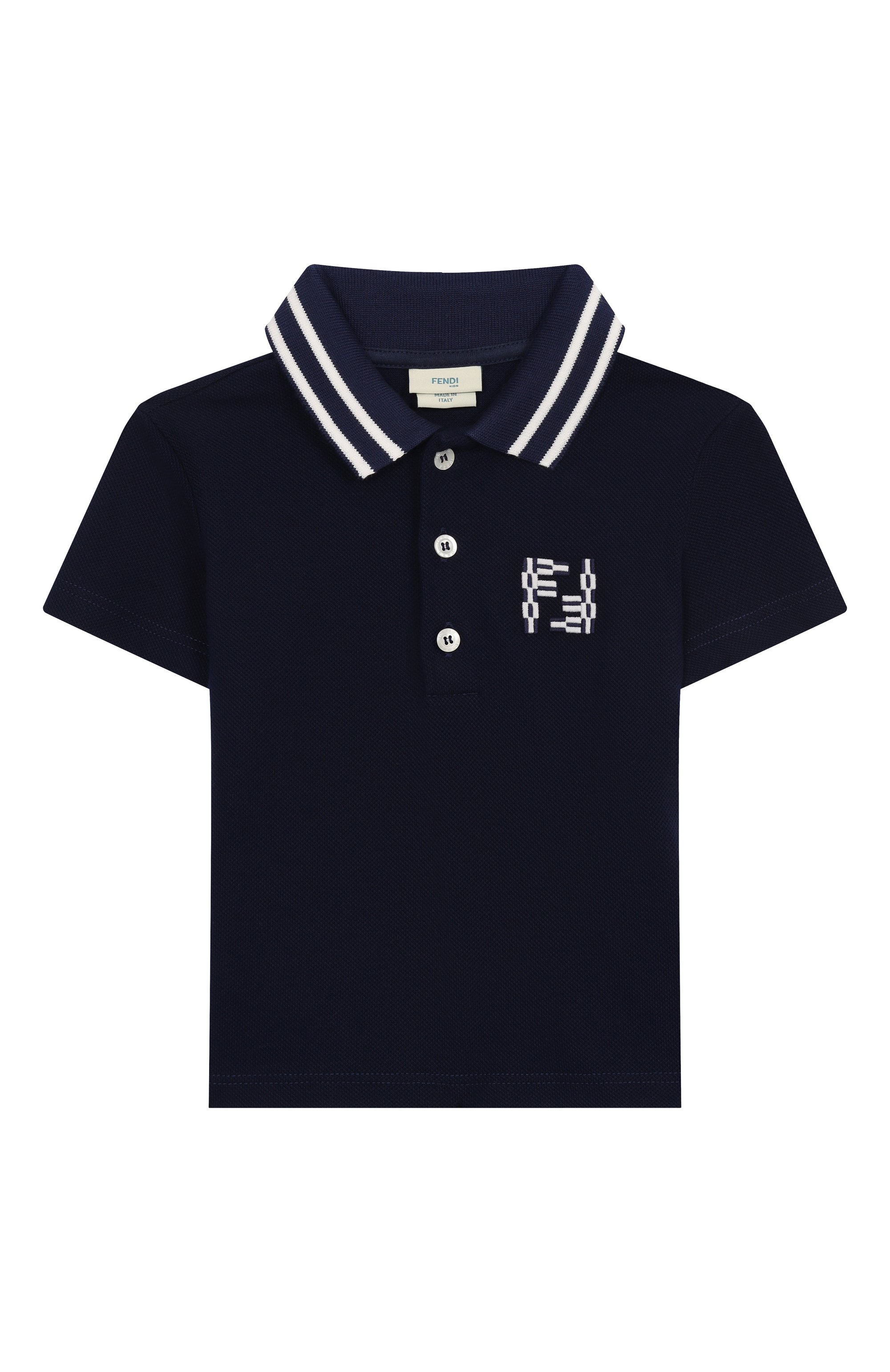 Хлопковое поло FENDI, арт. BMI250/AVP, фото 1