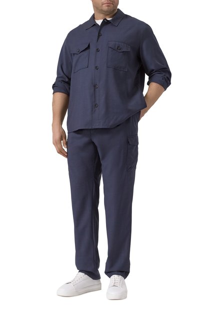 Шерстяные брюки-карго WINDSOR, арт. 13 FAM02-W-U 10006878/10006878, фот�о 2