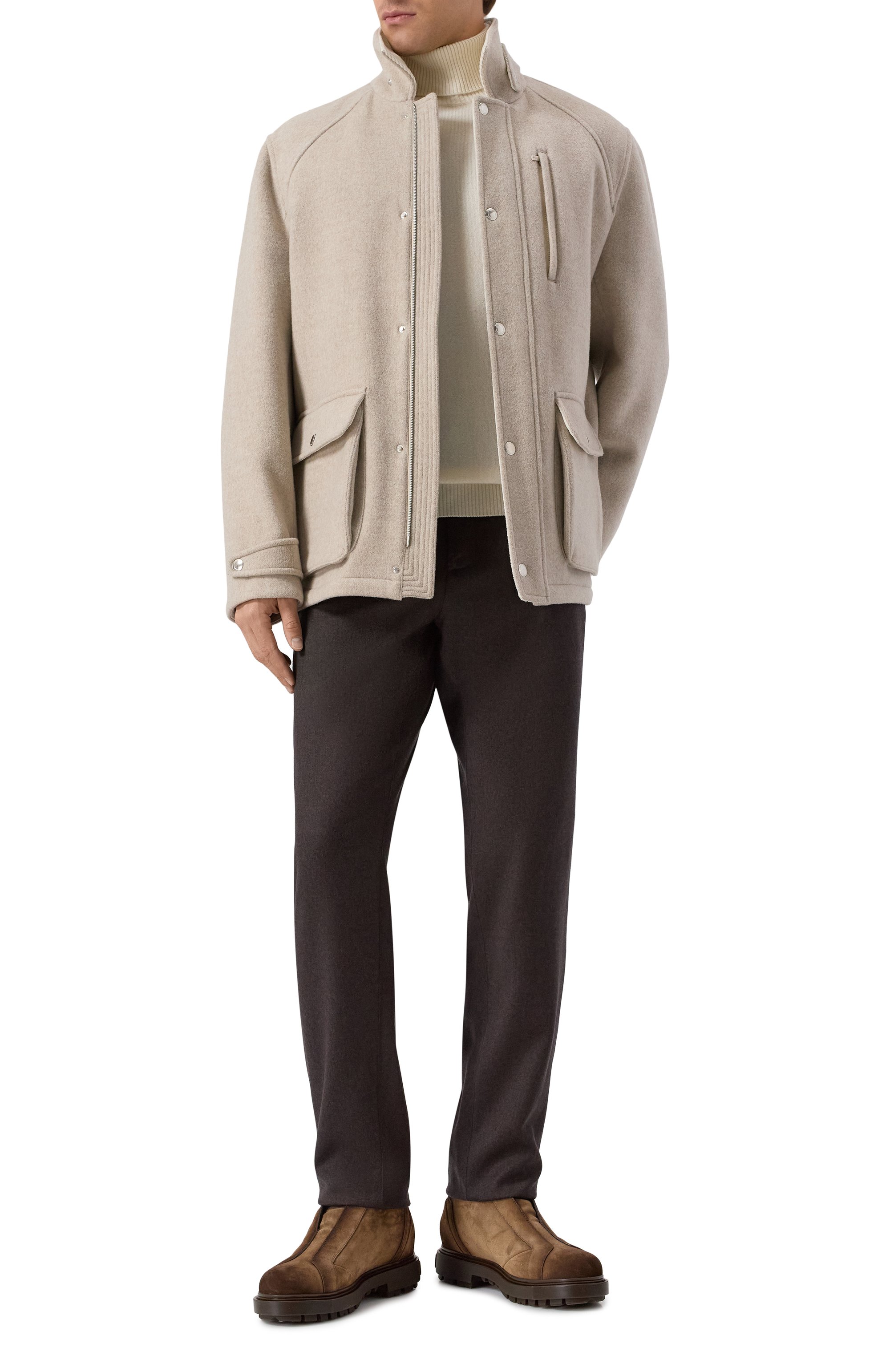 Замшевые ботинки st. moritz SANTONI, арт. MGSG18972DARAGEX, фото 2