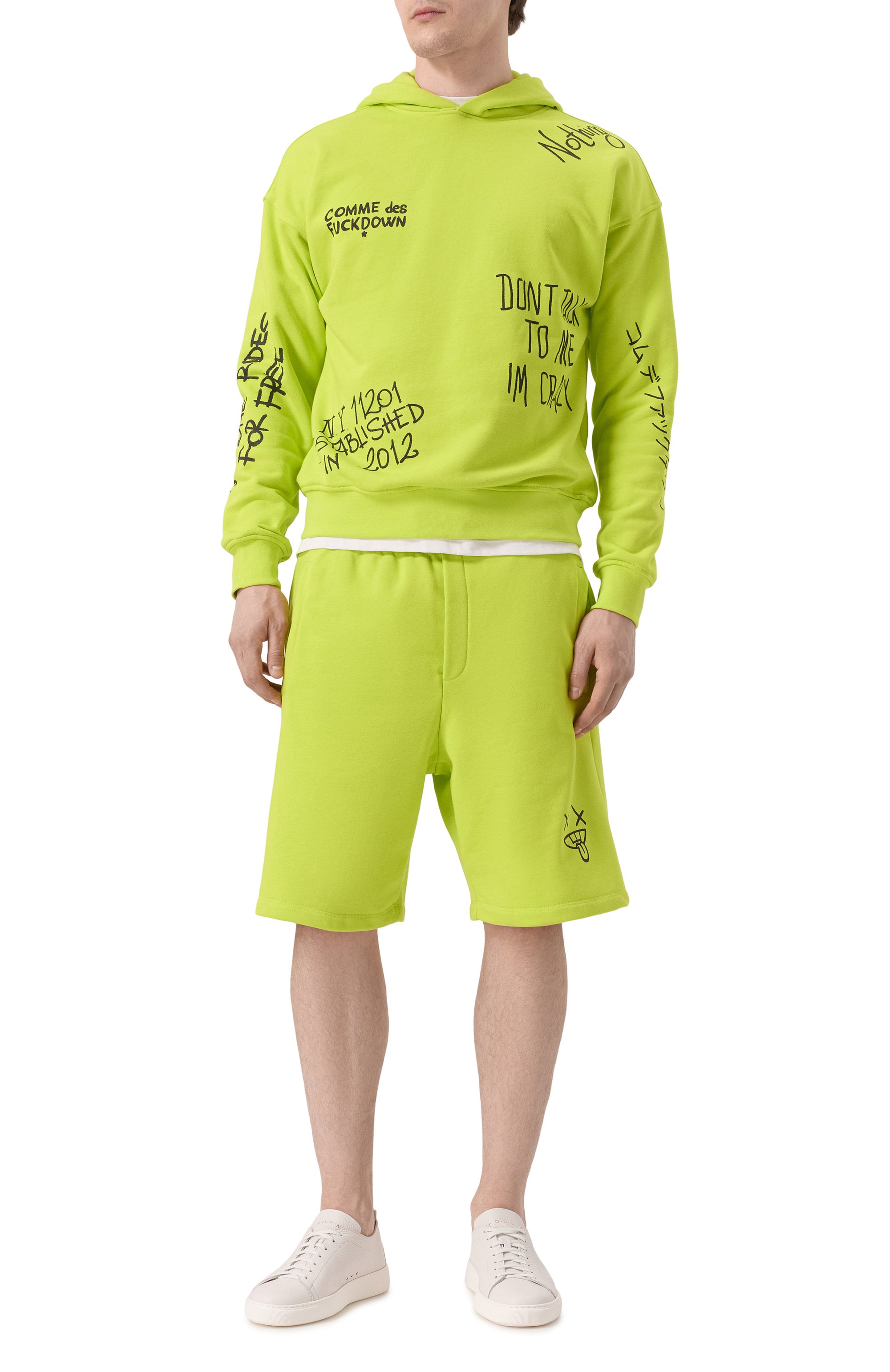 Хлопковое худи COMME DES FUCKDOWN, арт. CFABM01550, фото 2