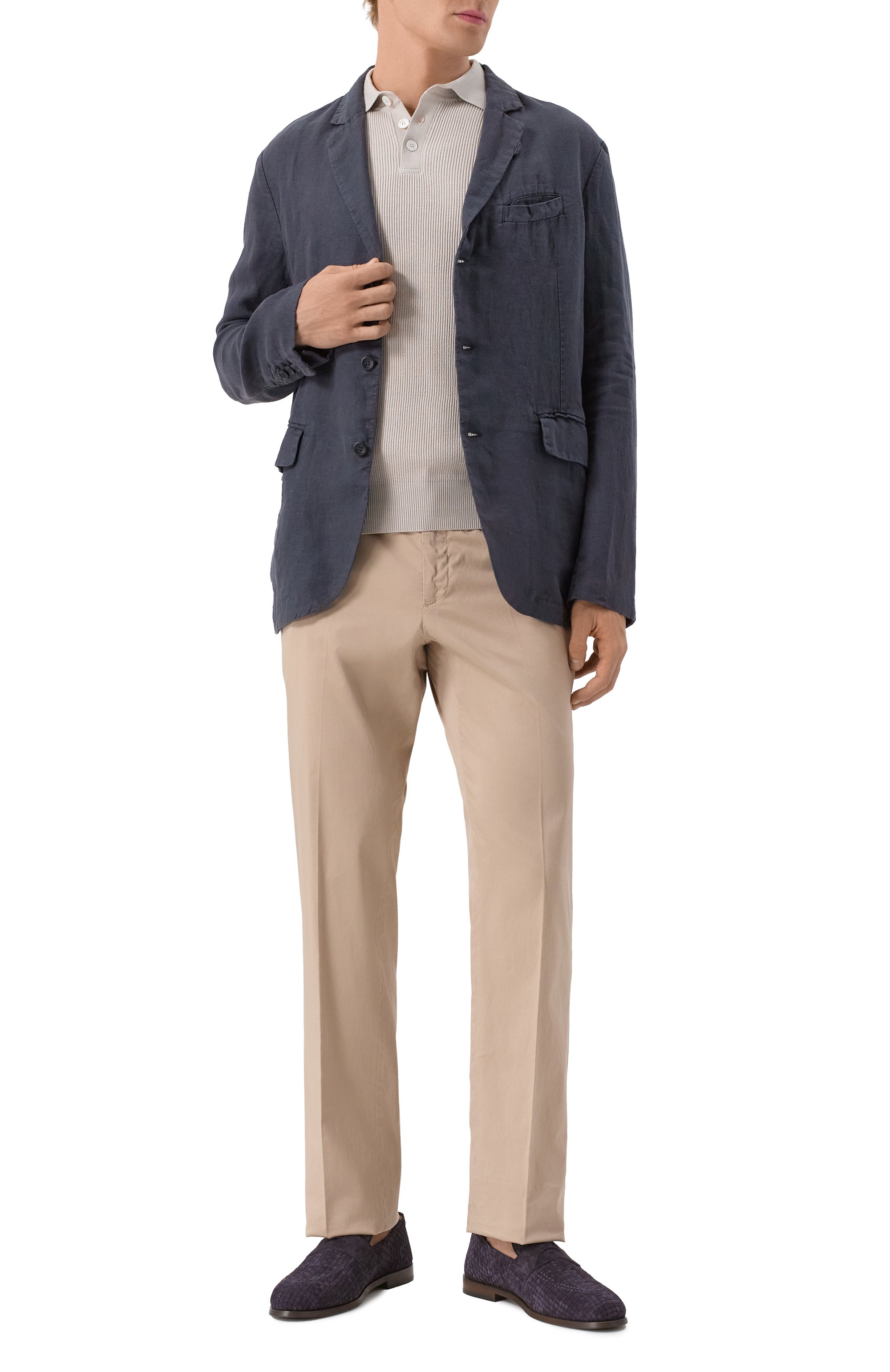 Льняной пиджак HANNES ROETHER, арт. SCHU22MANN.602/, фото 2