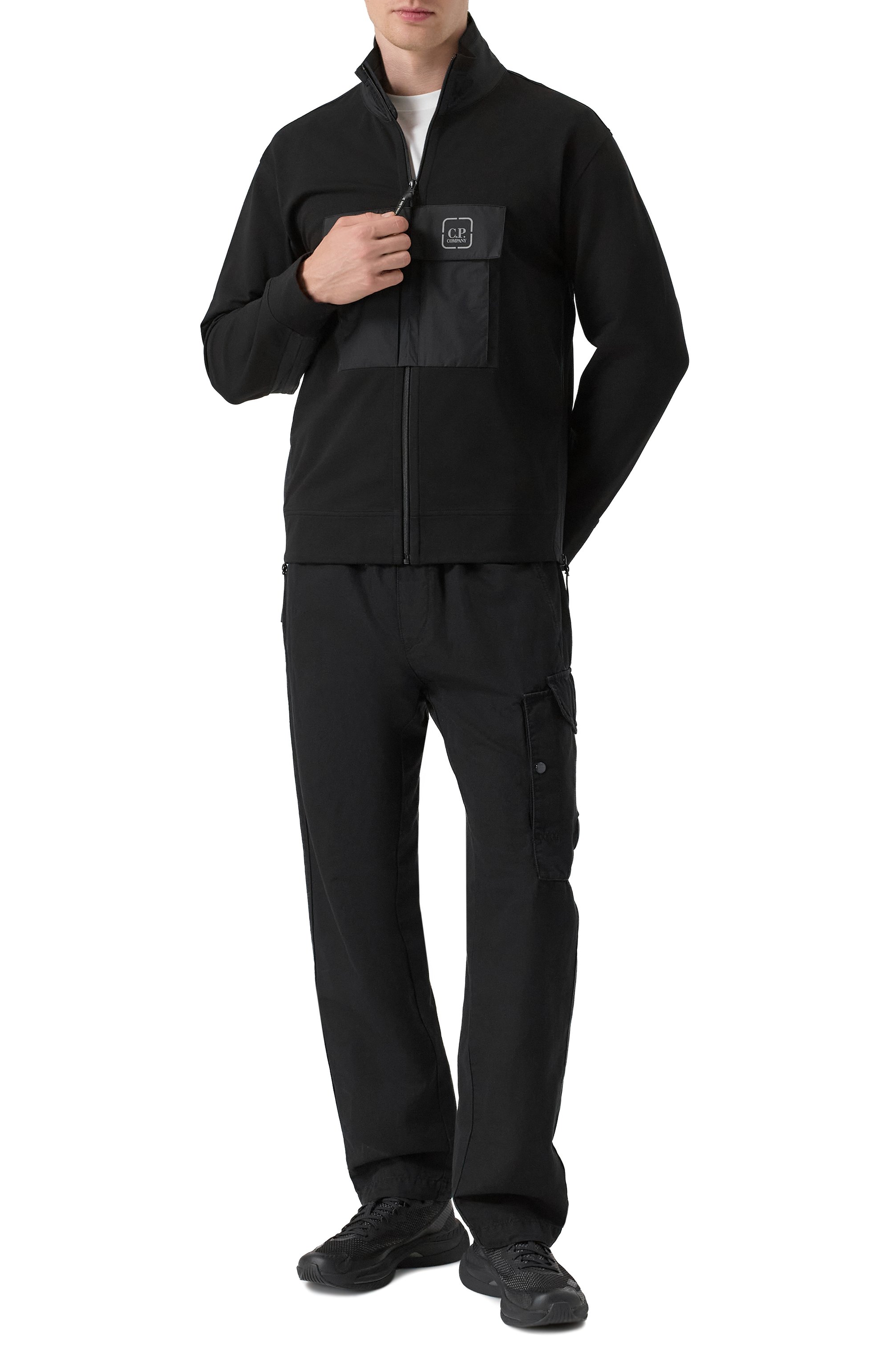 Хлопковая толстовка C.P. COMPANY, арт. 18CLSS012A006452M, фото 2