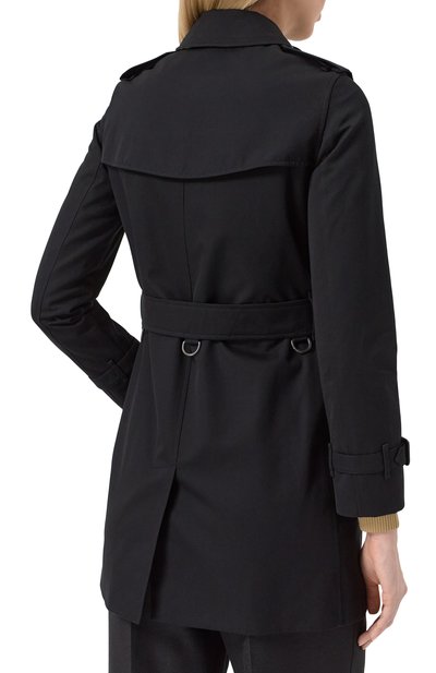 Хлопковый тренч BURBERRY, арт. 8079415, фото 4