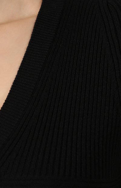 Шерстяное платье DSQUARED2 черного цвета по цене 65450 руб., арт. S75CV0038/S15413, фото 5 Шерстяное платье DSQUARED2, арт. S75CV0038/S15413, фото 5