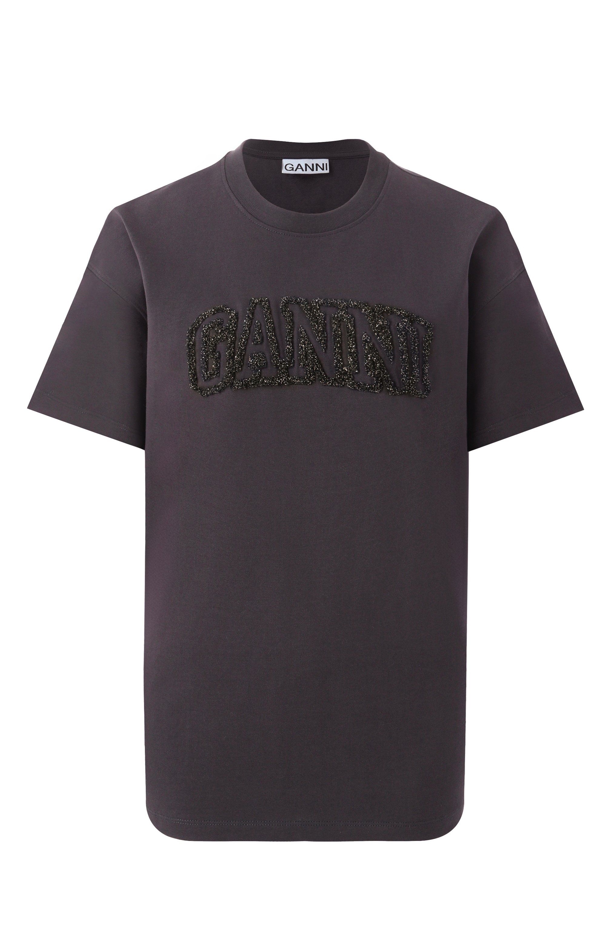 Хлопковая футболка GANNI, арт. T4095, фото 1