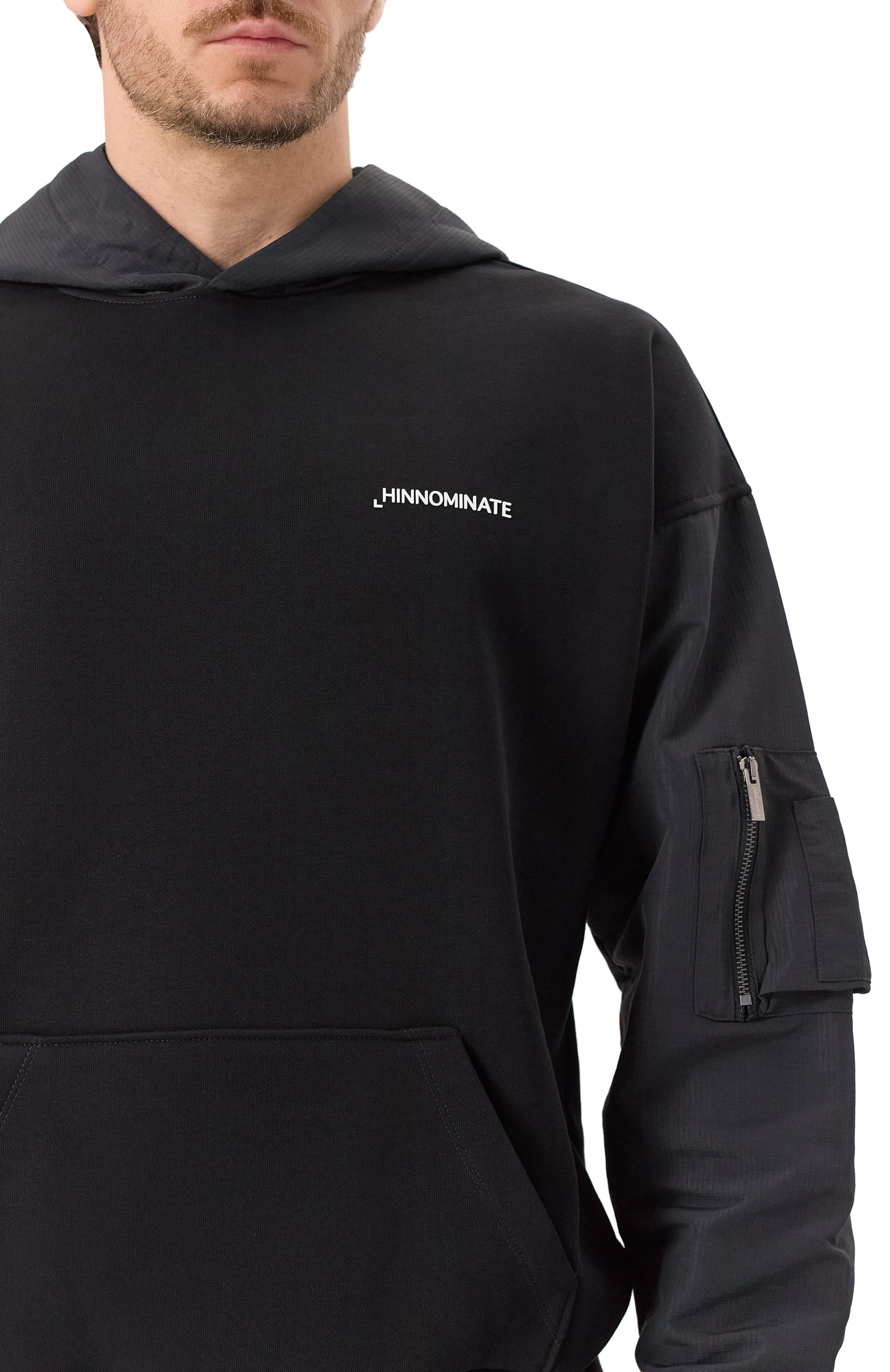 Комбинированное худи HINNOMINATE, арт. HMABM01398, фото 5