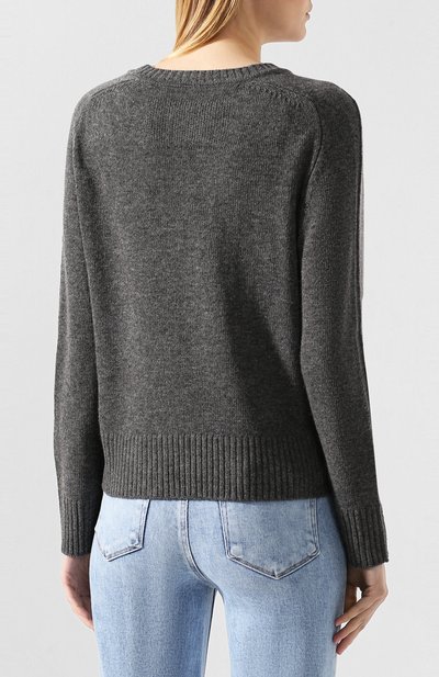 Шерстяной пуловер MARC JACOBS (THE) серого цвета по цене 46800 руб., арт. M4008441, фото 4 Шерстяной пуловер MARC JACOBS (THE), арт. M4008441, фото 4