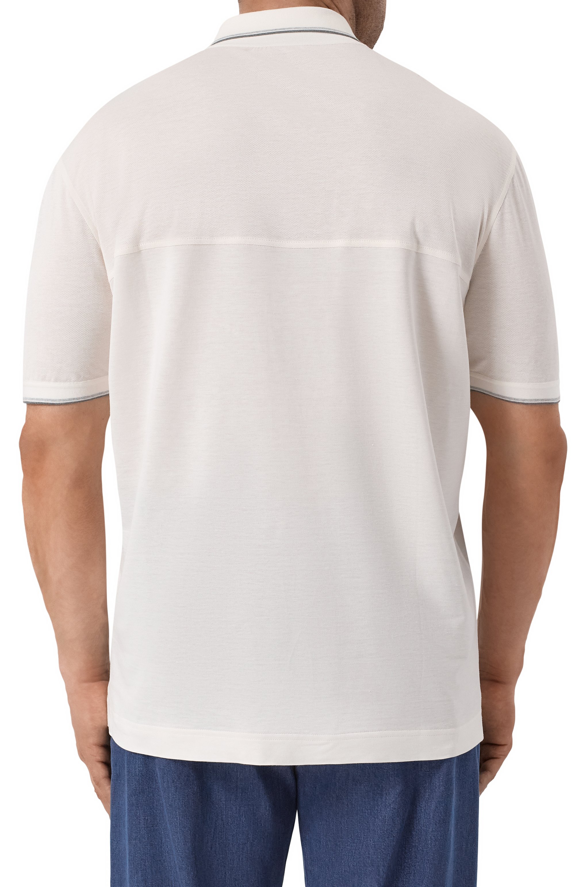 Поло из шелка и льна STEFANO RICCI, арт. K919053P31/T25102/64, фото 4