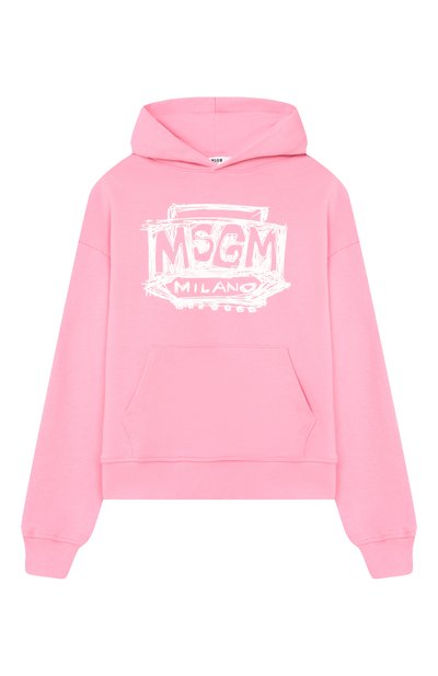 Хлопковое худи MSGM KIDS, арт. S6MSJUHS144