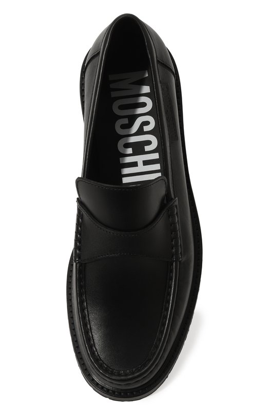 фото Кожаные лоферы moschino