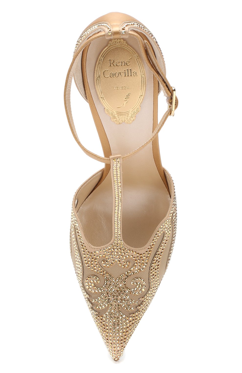 Комбинированные туфли bella RENE CAOVILLA, арт. C08553-115-RN01L003, фото 5