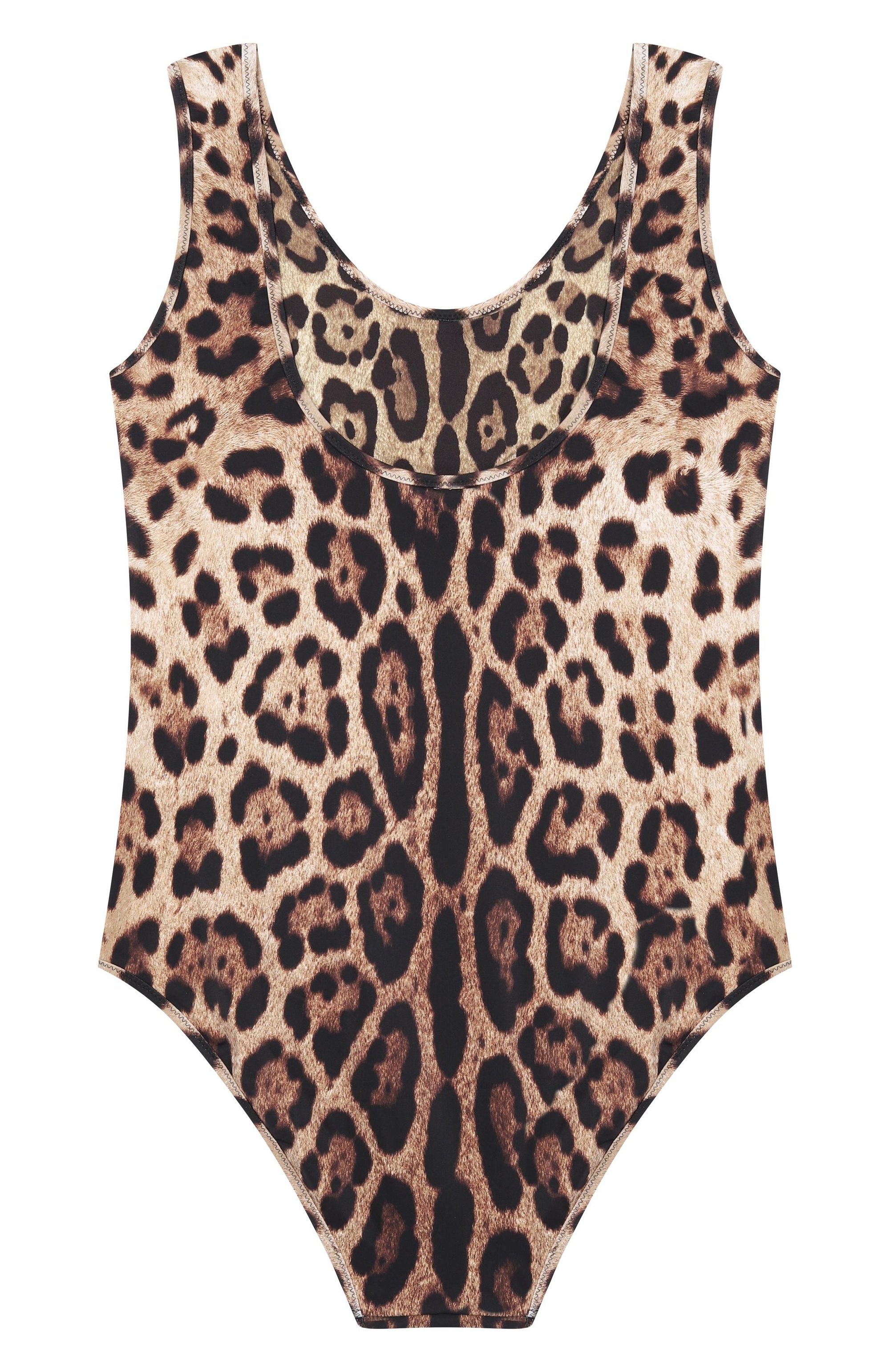 Слитный купальник DOLCE & GABBANA леопардового цвета по цене 35700 руб., арт. L5J812/0N011, фото 2 Слитный купальник DOLCE & GABBANA, арт. L5J812/0N011, фото 2