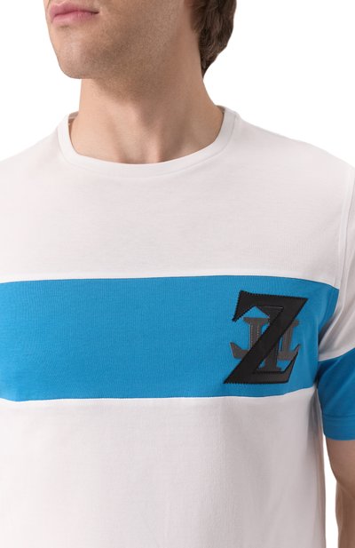 Хлопковая футболка ZILLI, арт. TSR02AM0152VM0N00, фото 5
