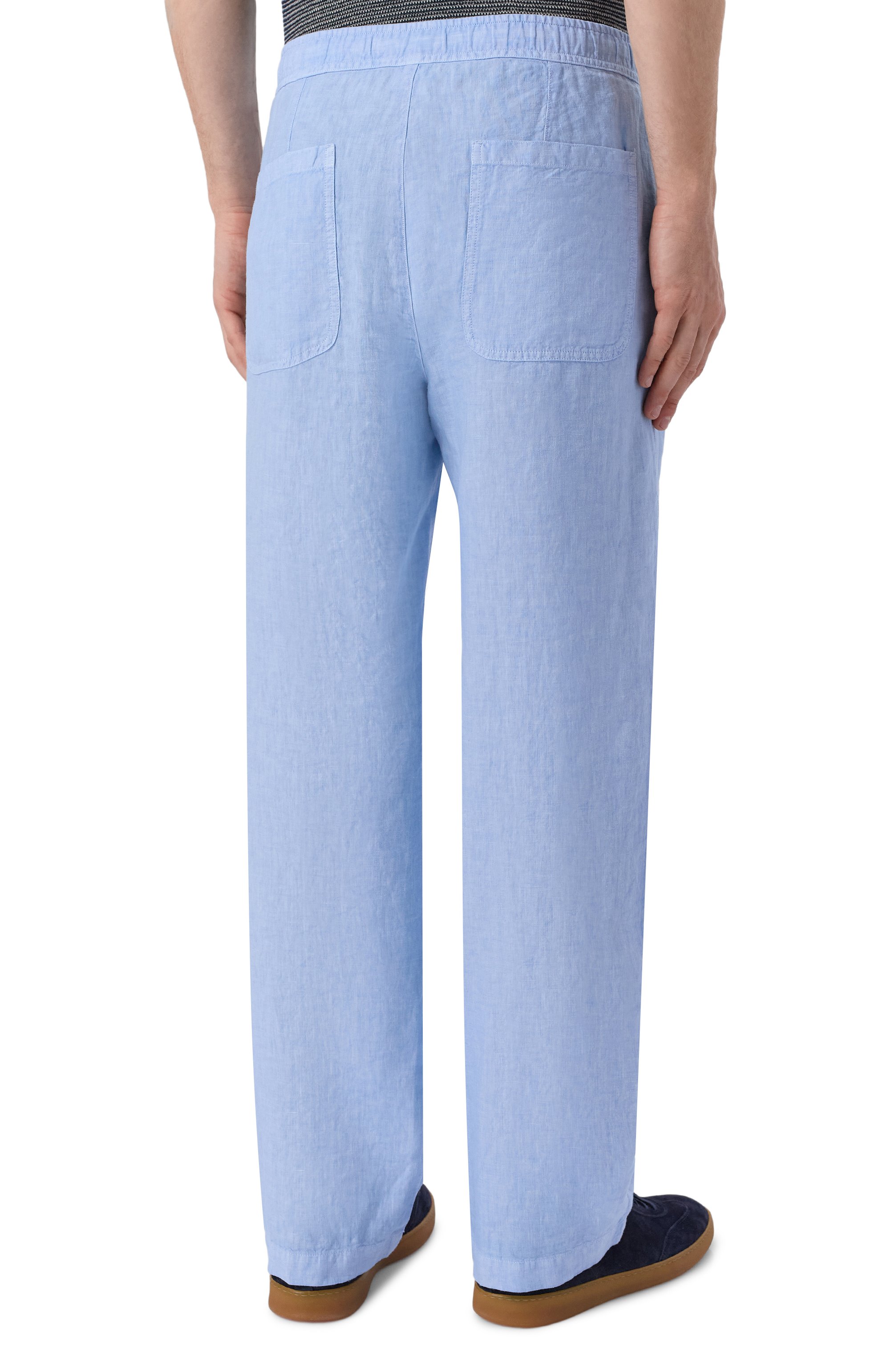 Льняные брюки 120% LINO, арт. 33ALIM29PT/0253/S00_001, фото 4